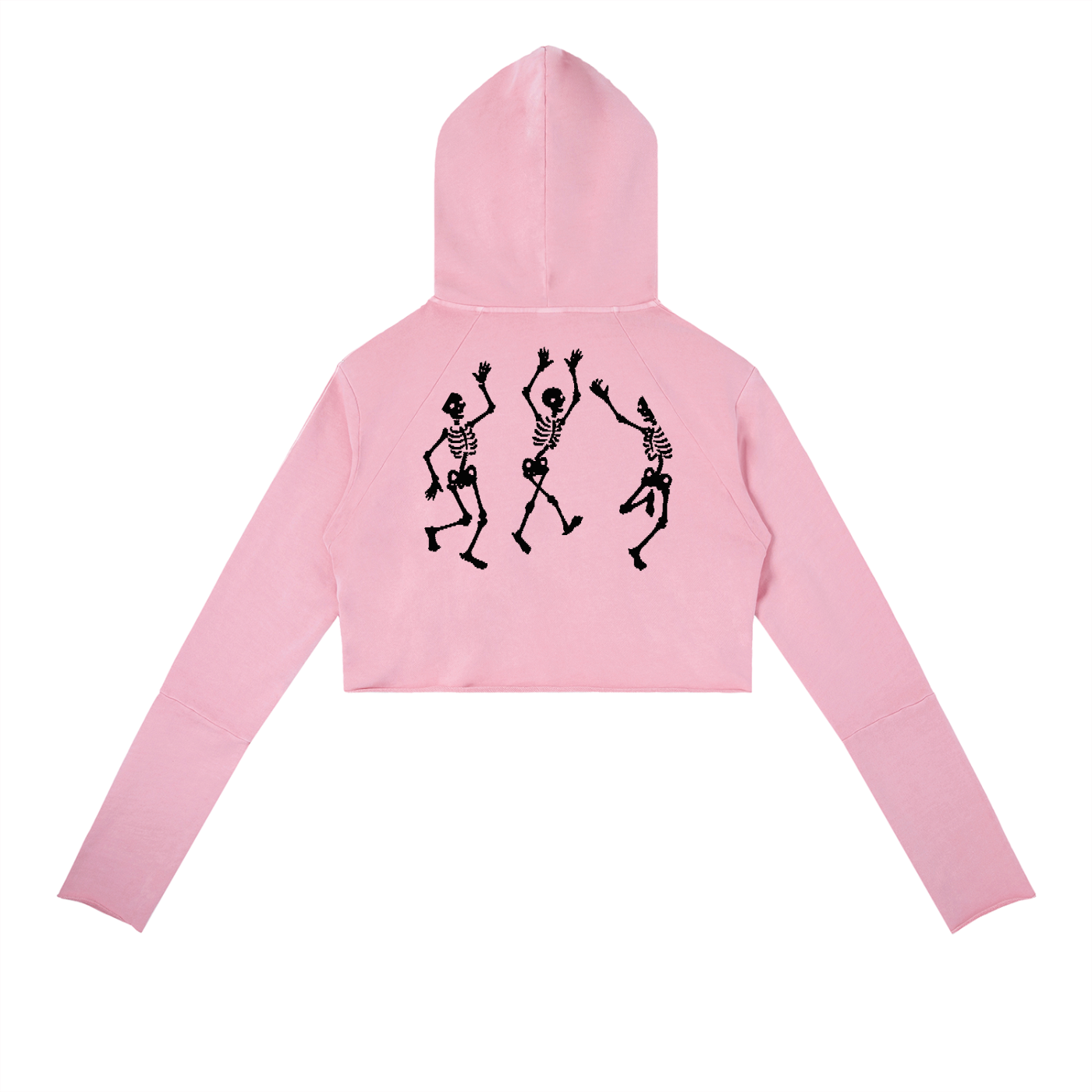 Vintage Washed Raw Edge Hoodie
