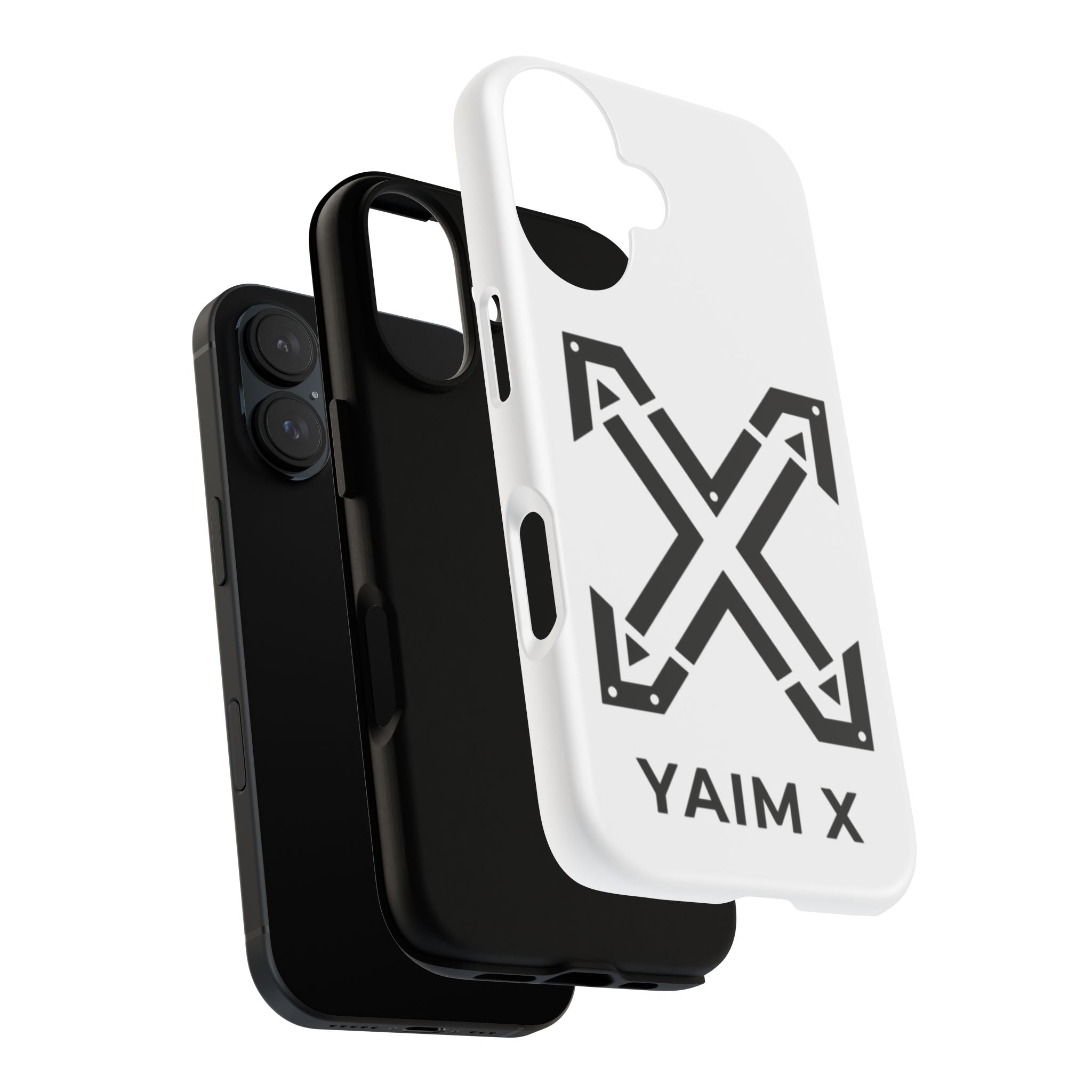 YAIM X Tough Phone Case — Protective White Graphic iPhone Case