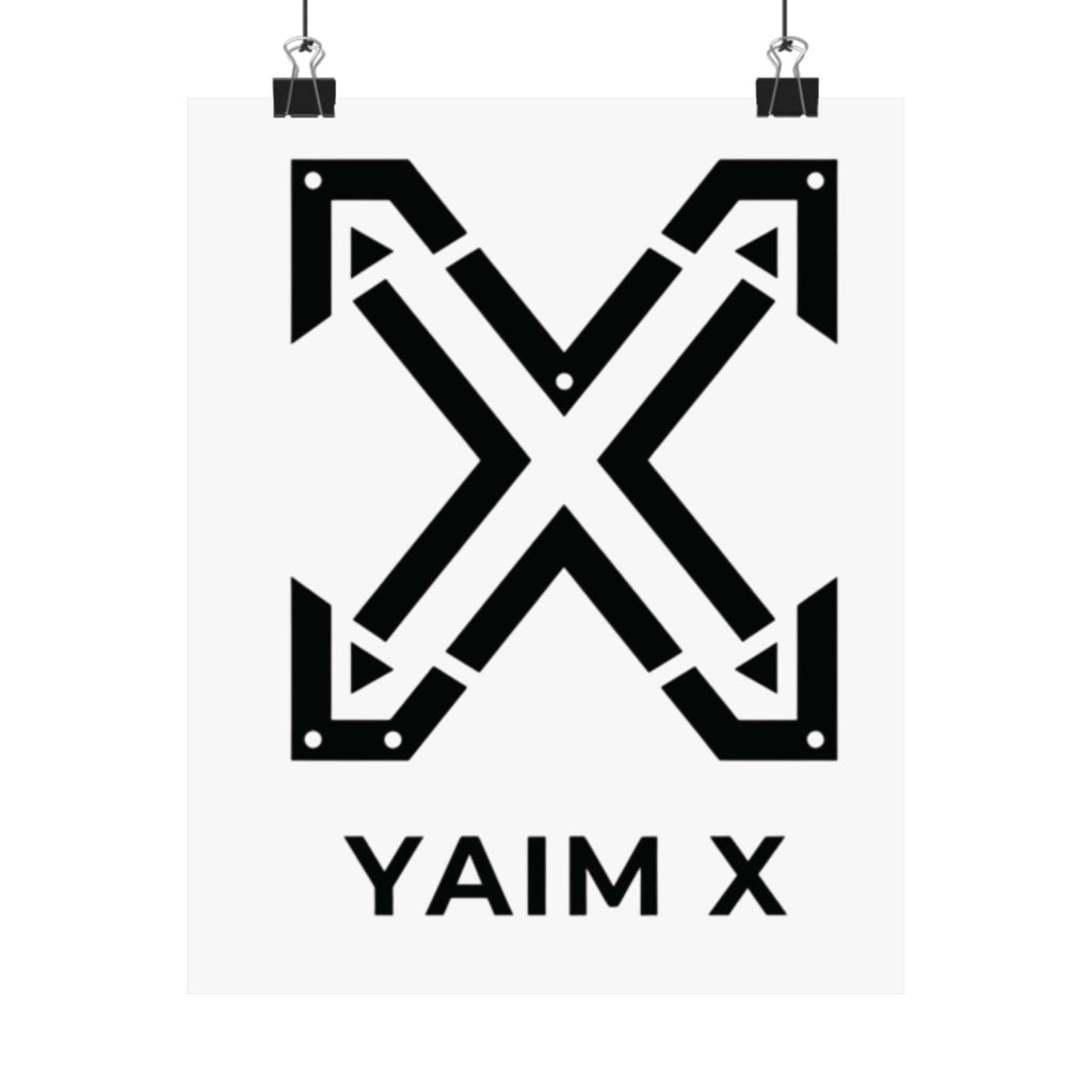 Matte Poster — YAIM X Logo Minimalist Wall Art