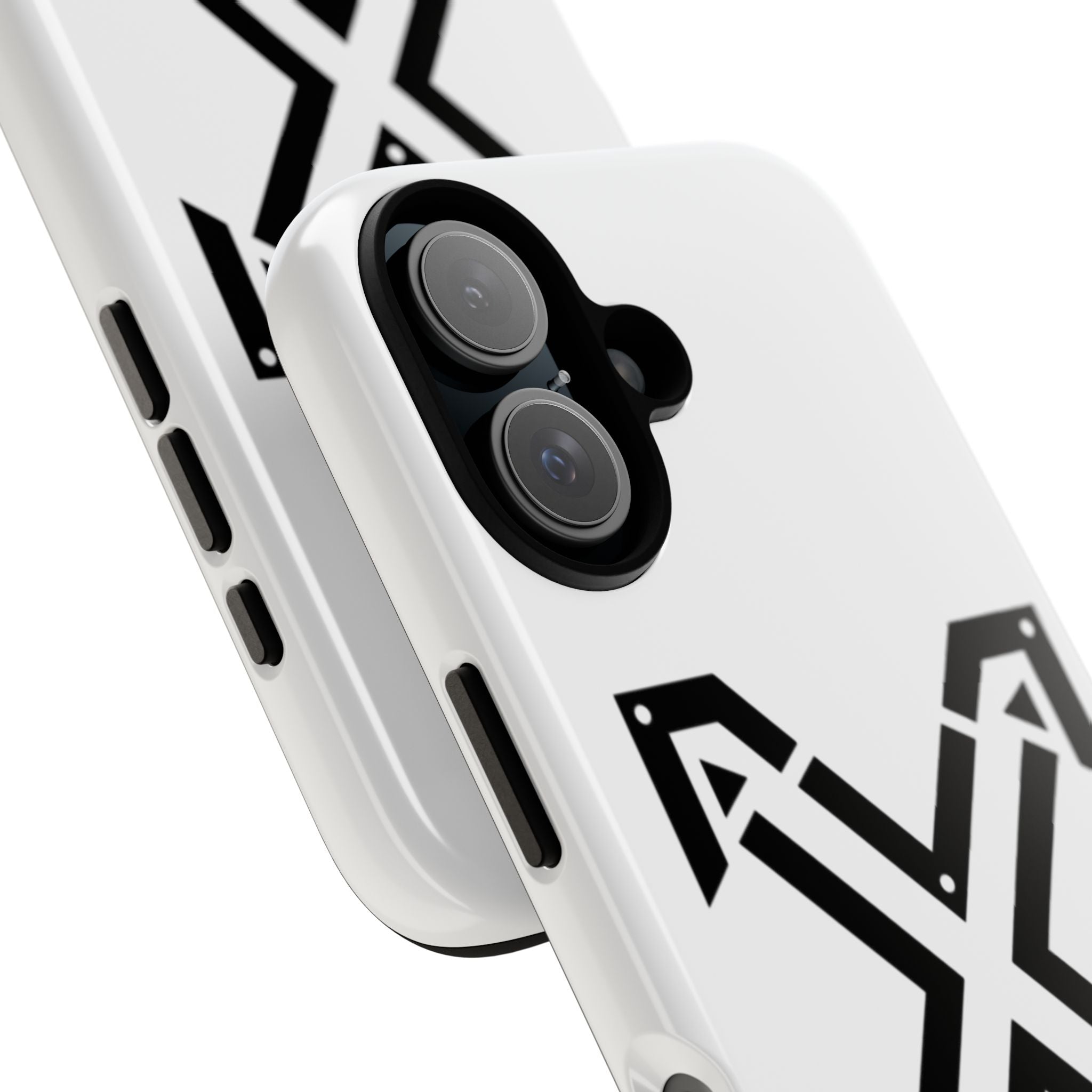 YAIM X Tough Phone Case — Protective White Graphic iPhone Case