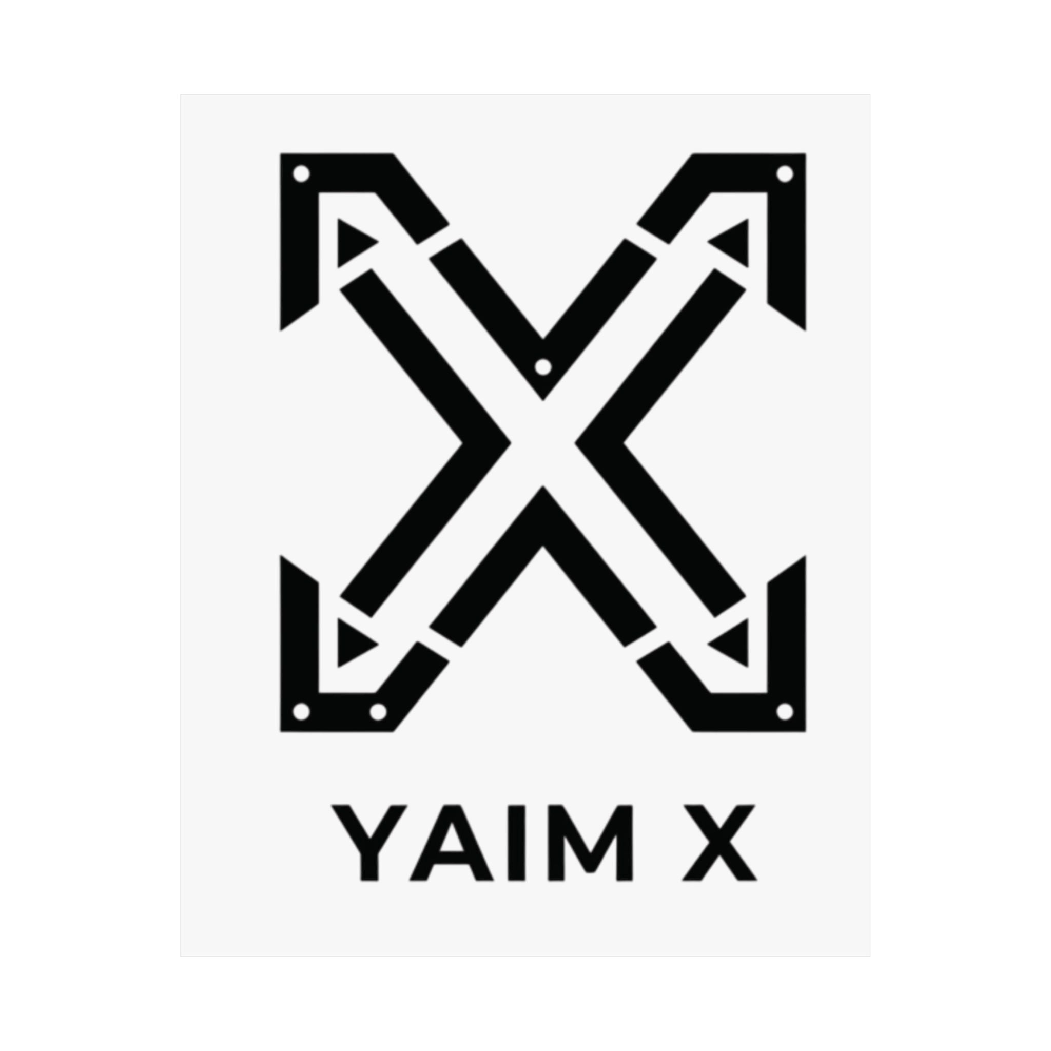 Matte Poster — YAIM X Logo Minimalist Wall Art