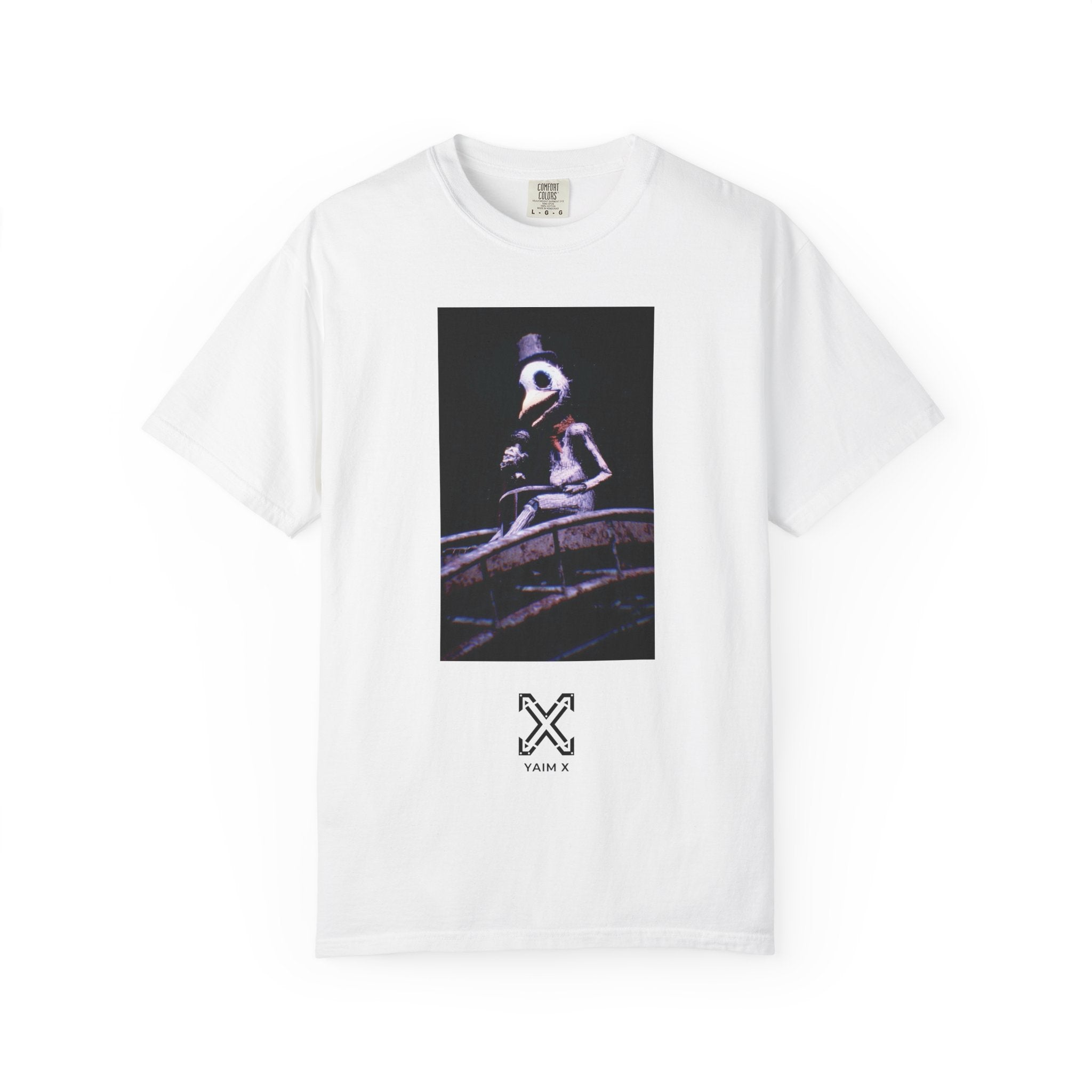 Skull Knight Graphic T-Shirt – Dark Gothic Photo Print