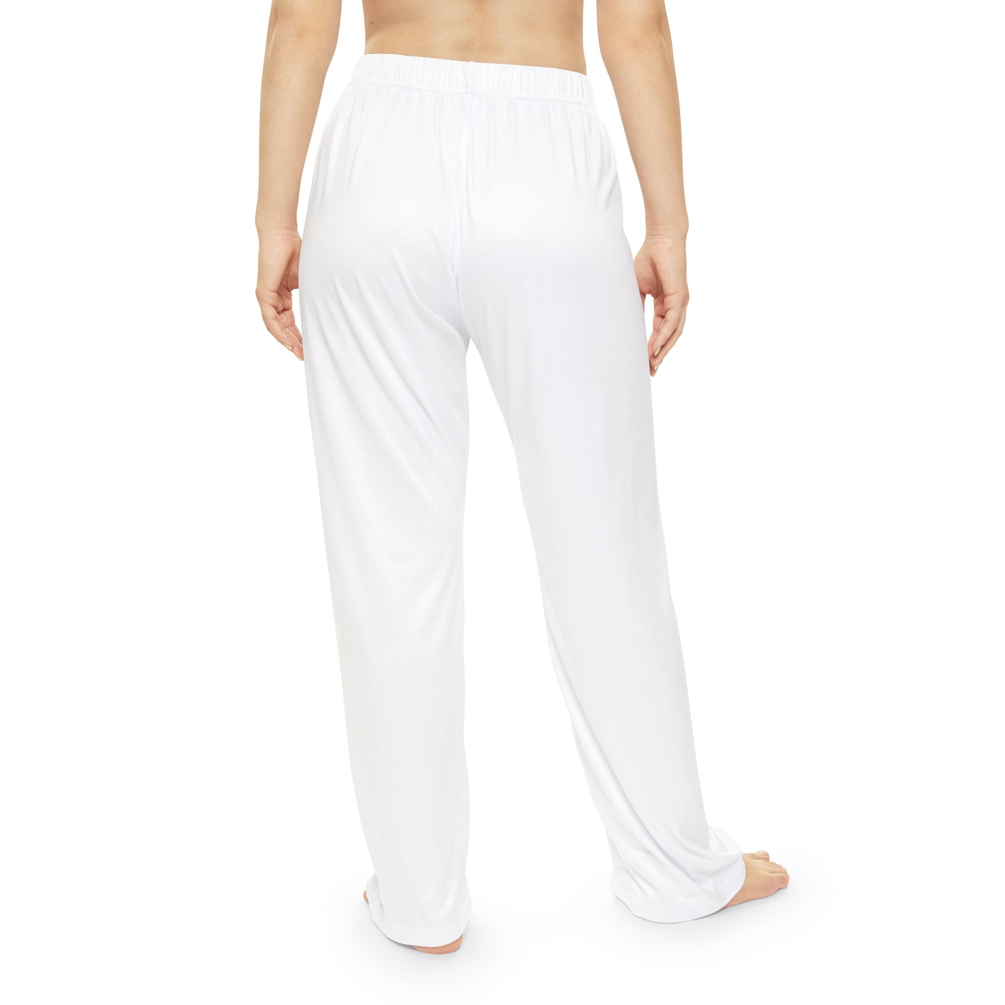 X Women's Pajama Pants - Minimal Black Logo All-Over Print Lounge Pants