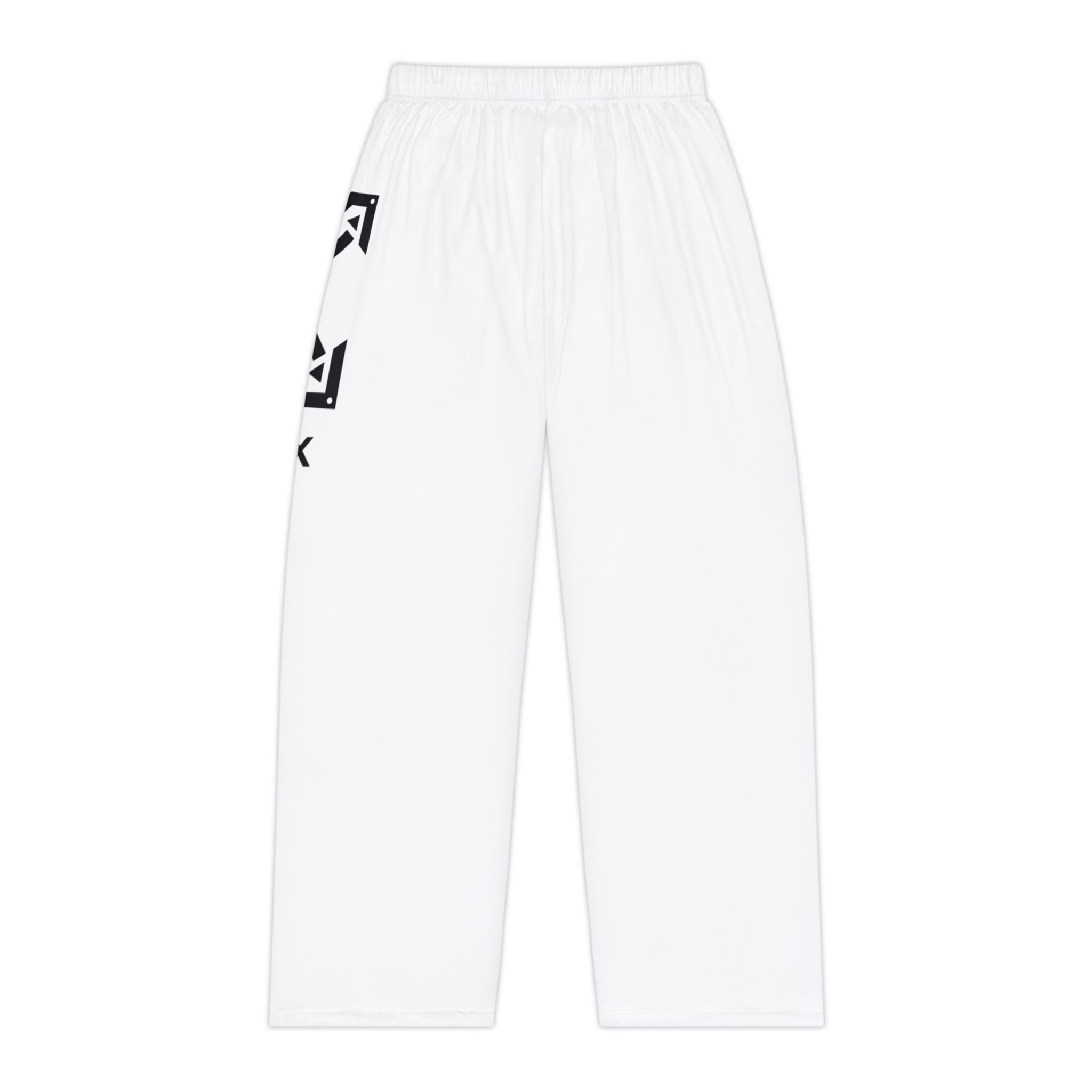 X Women's Pajama Pants - Minimal Black Logo All-Over Print Lounge Pants