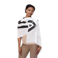 Light Scarf — Minimalist Black X Logo Scarf