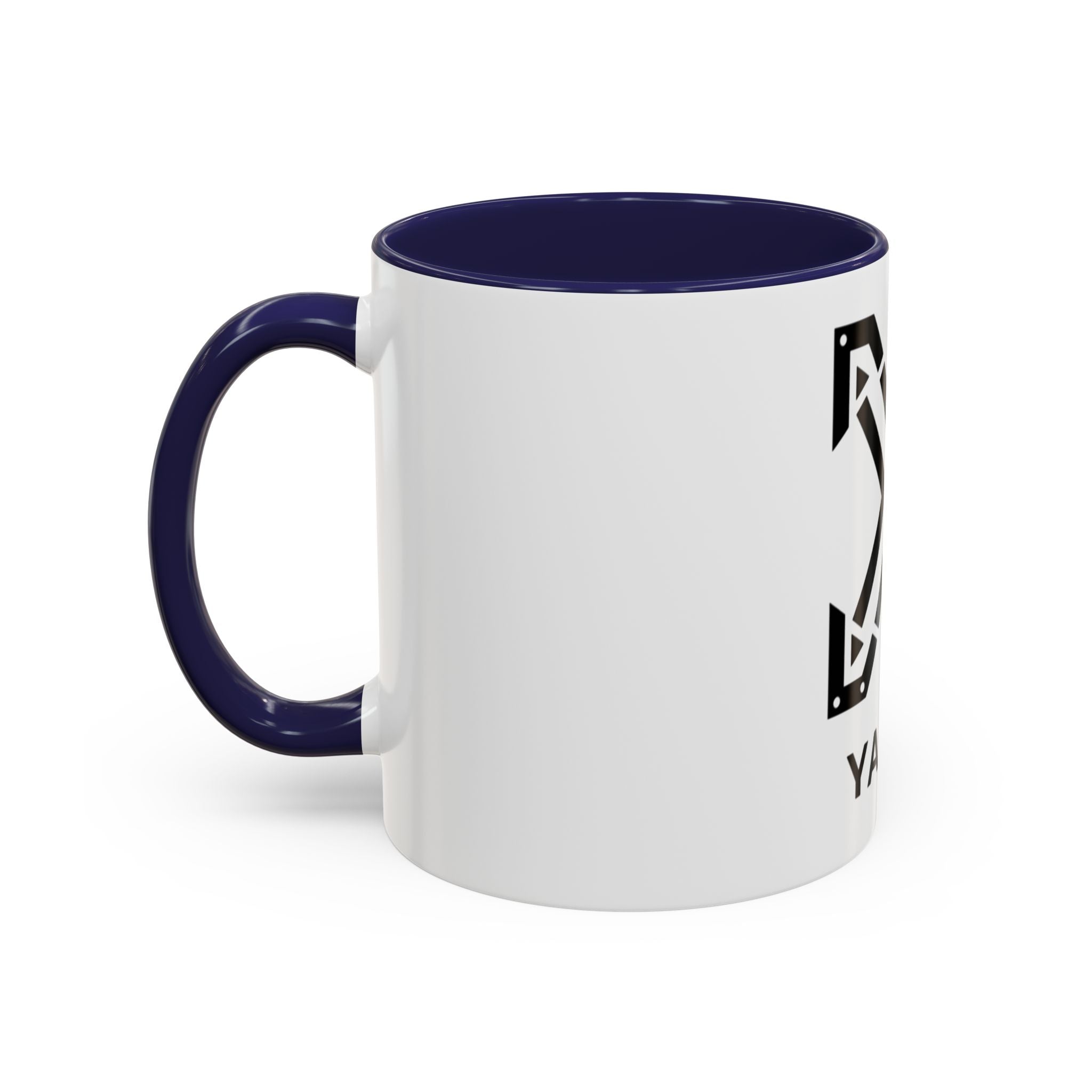 Yaim X Logo Accent Coffee Mug – Black Interior & Handle