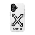 YAIM X Tough Phone Case — Protective White Graphic iPhone Case