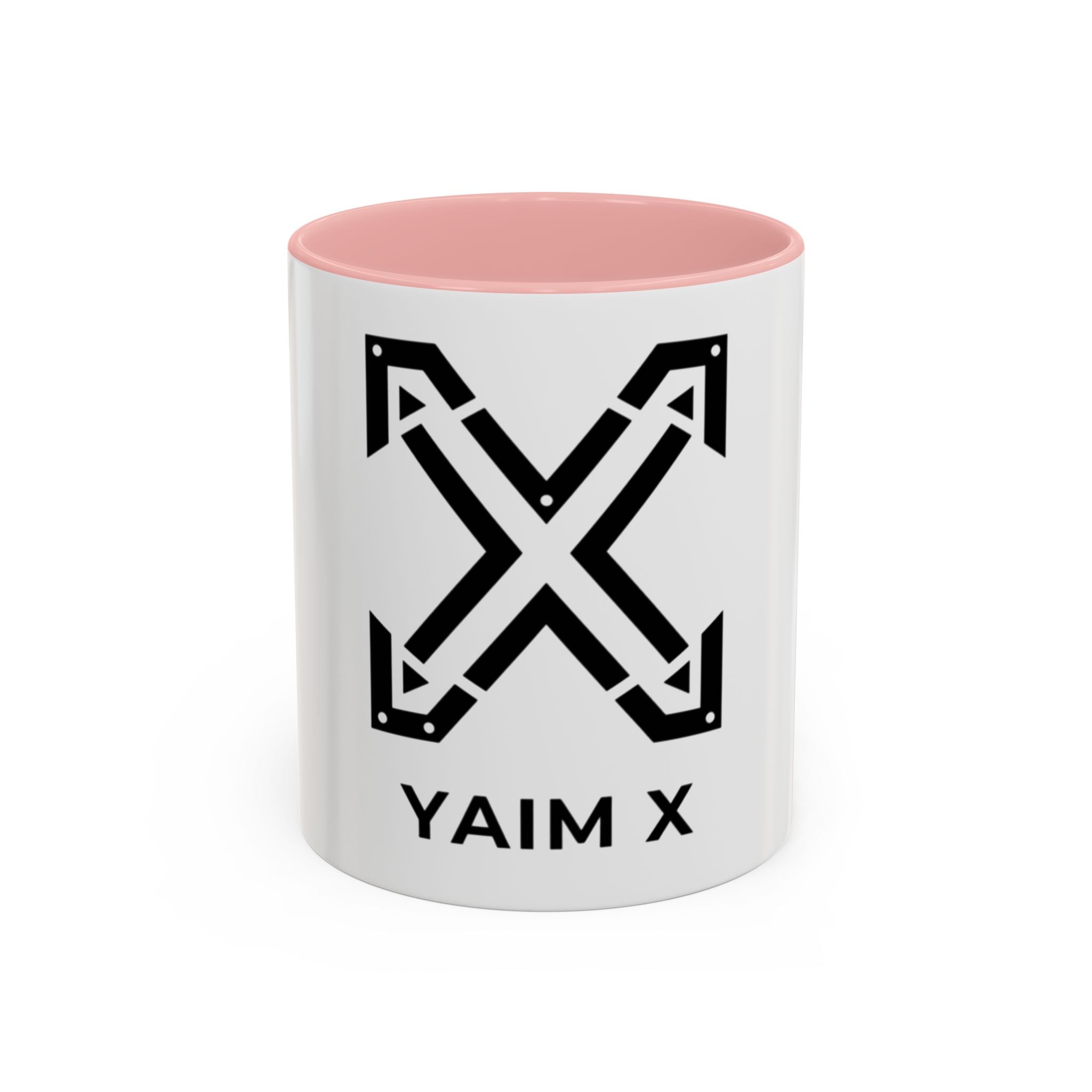 Yaim X Logo Accent Coffee Mug – Black Interior & Handle