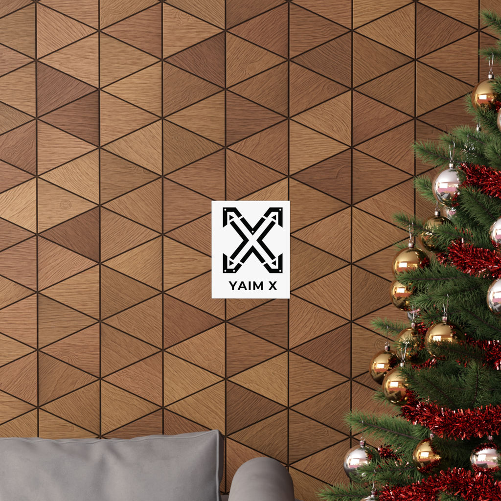 Matte Poster — YAIM X Logo Minimalist Wall Art