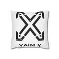 X Decorative Pillowcase — Monochrome X Logo Accent Pillow Cover