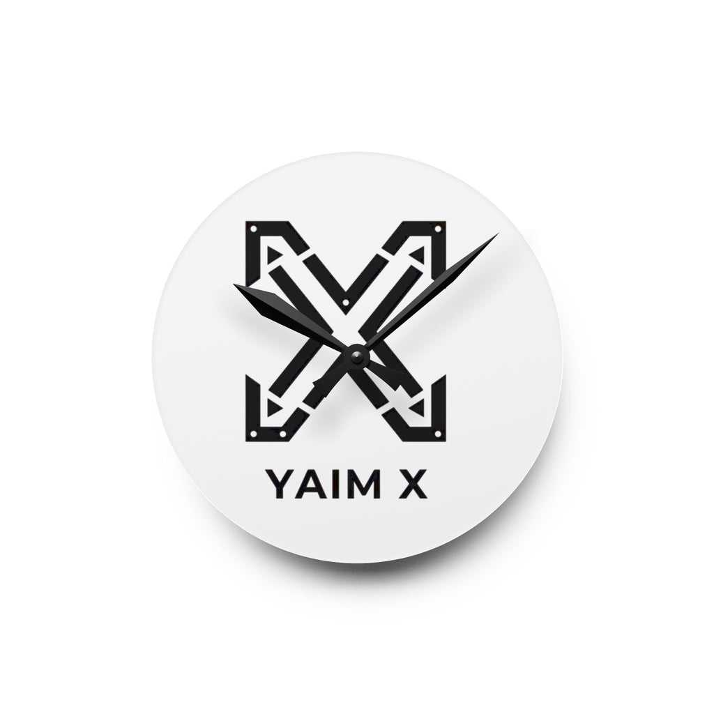 X Acrylic Wall Clock