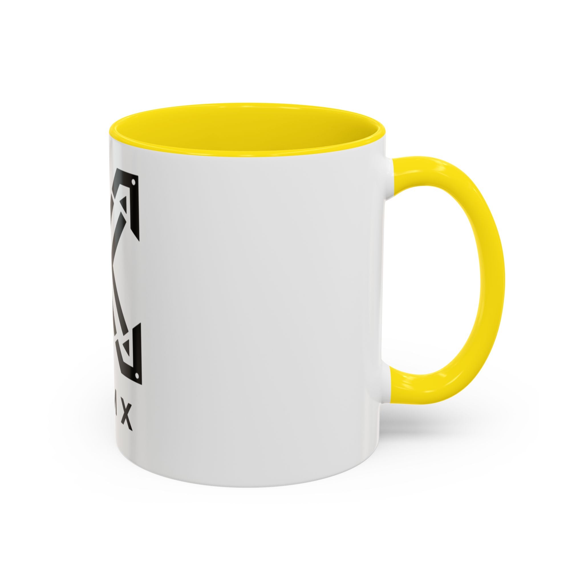 Yaim X Logo Accent Coffee Mug – Black Interior & Handle