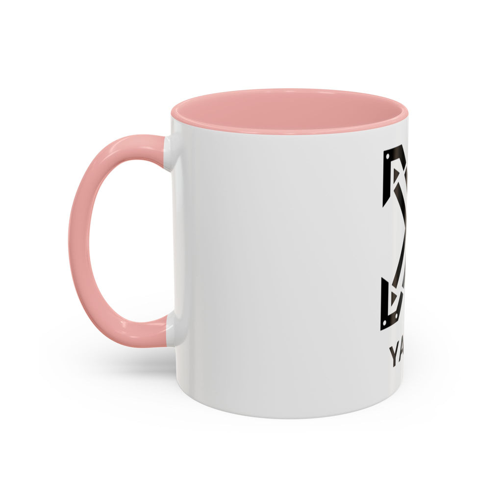 Yaim X Logo Accent Coffee Mug – Black Interior & Handle