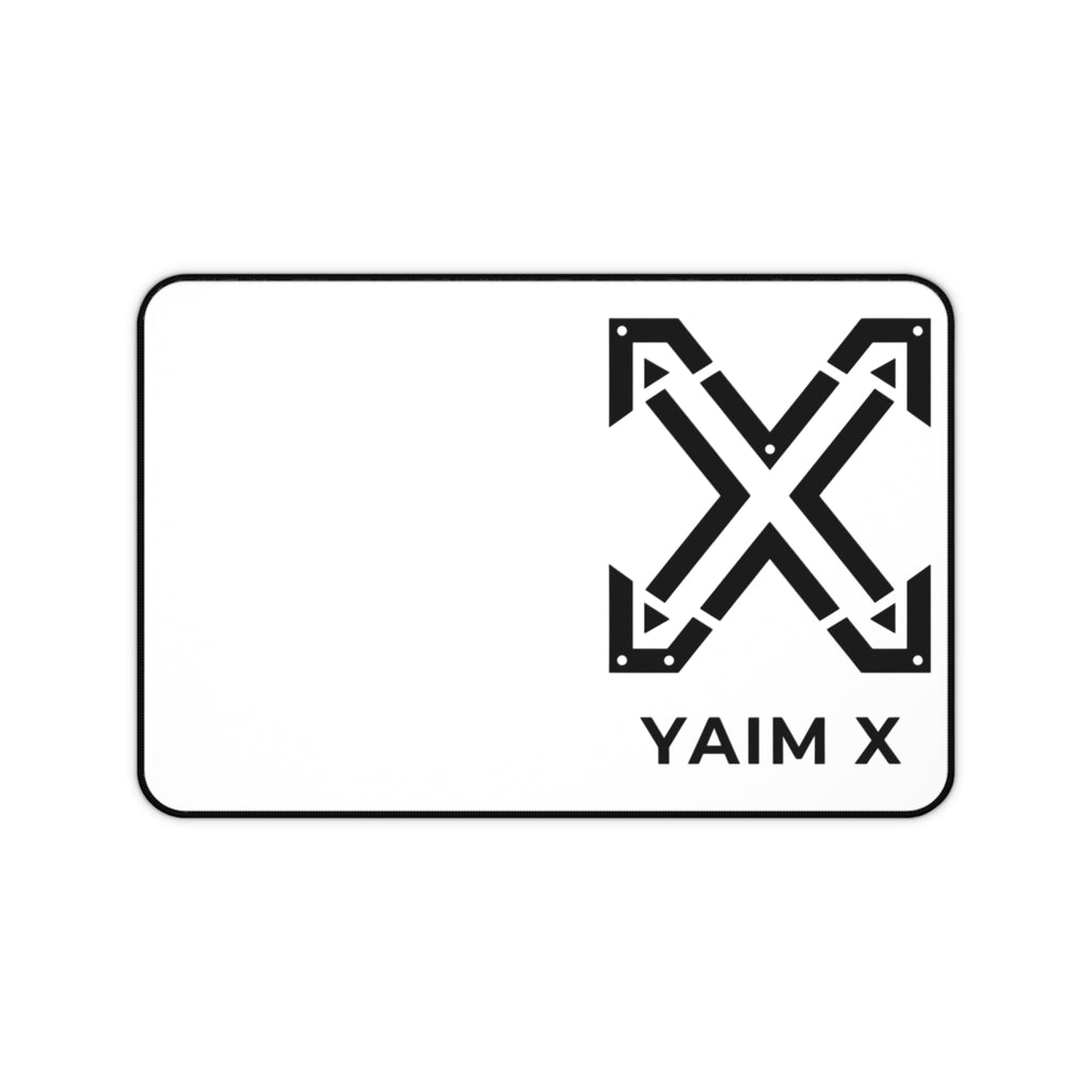 YAIM X Minimalist Gaming Desk Mat — Large Mouse Pad with Logo