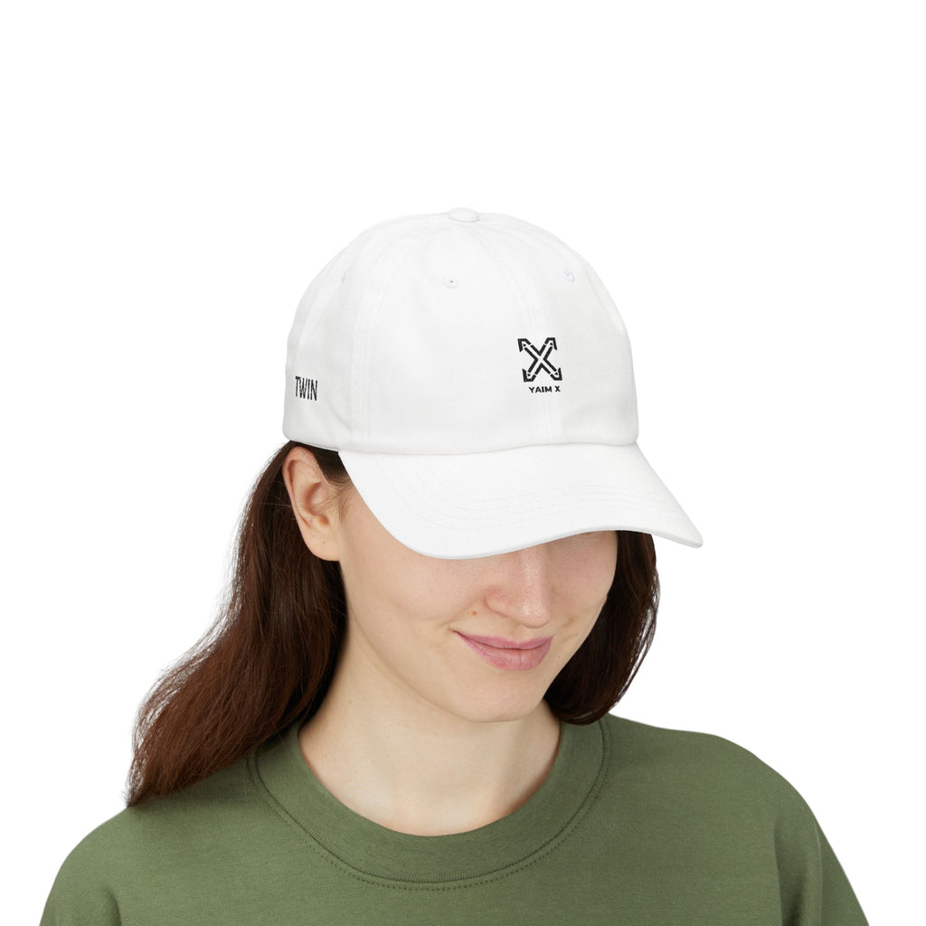 X Twin Cap  Minimalist Cross Logo Embroidered Baseball Hat