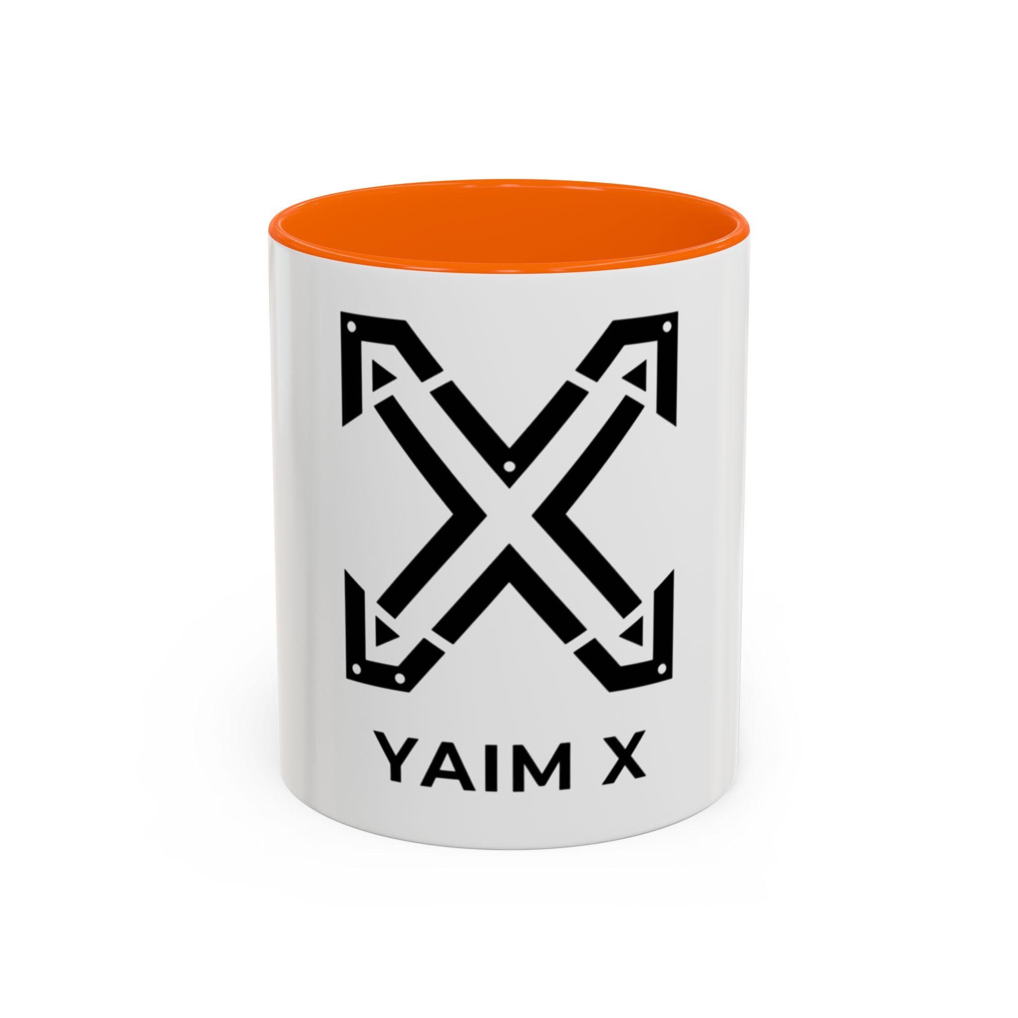 Yaim X Logo Accent Coffee Mug – Black Interior & Handle