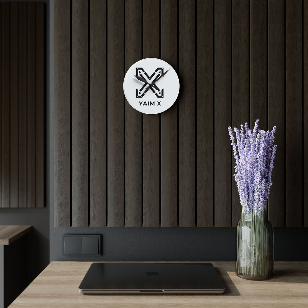 X Acrylic Wall Clock