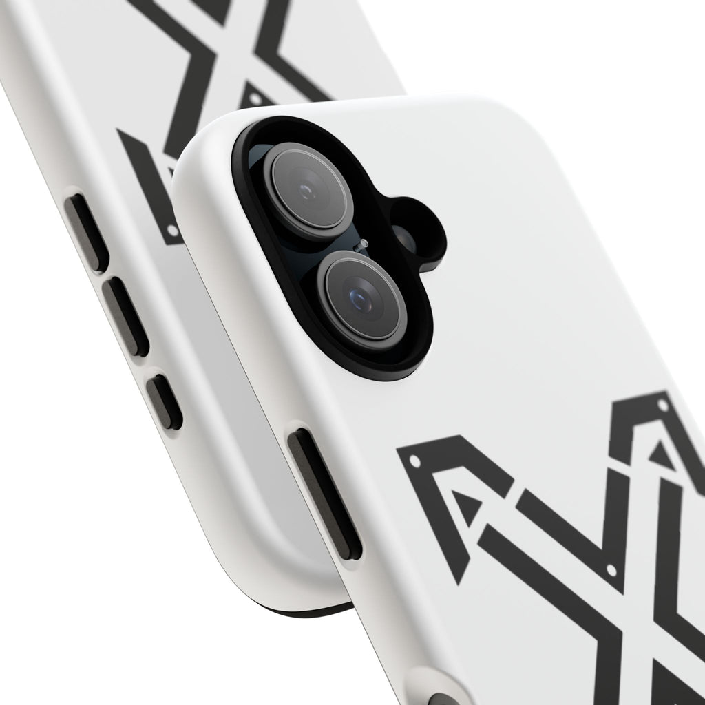 YAIM X Tough Phone Case — Protective White Graphic iPhone Case