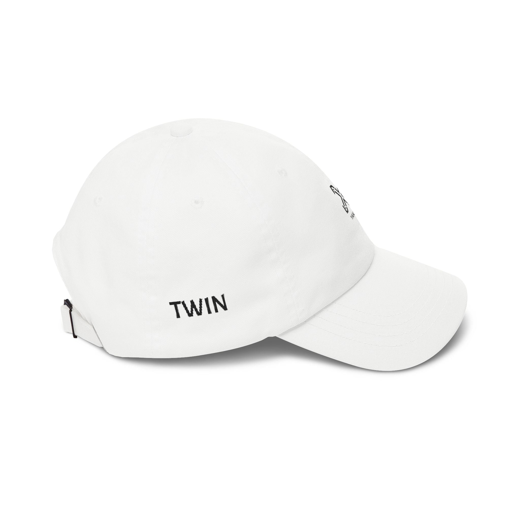 X Twin Cap  Minimalist Cross Logo Embroidered Baseball Hat