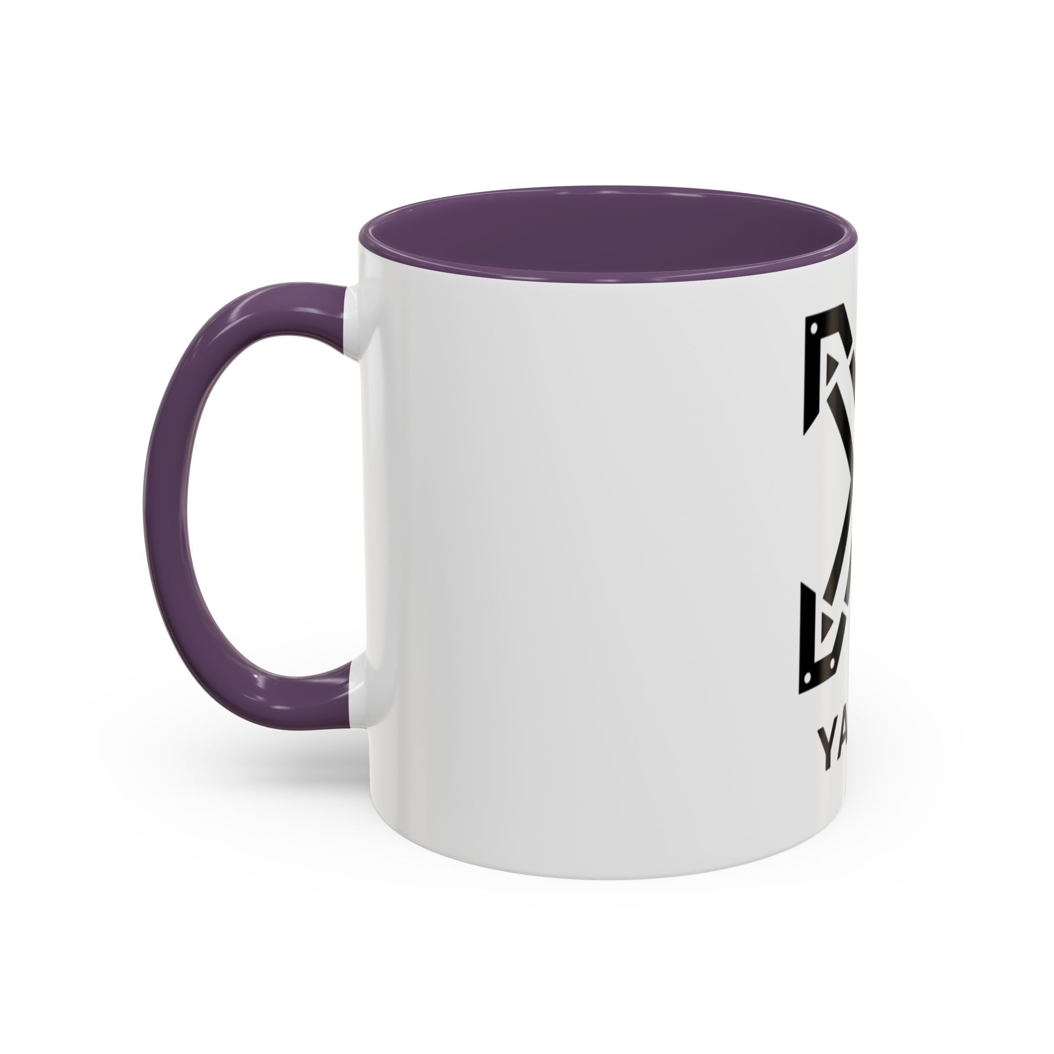 Yaim X Logo Accent Coffee Mug – Black Interior & Handle