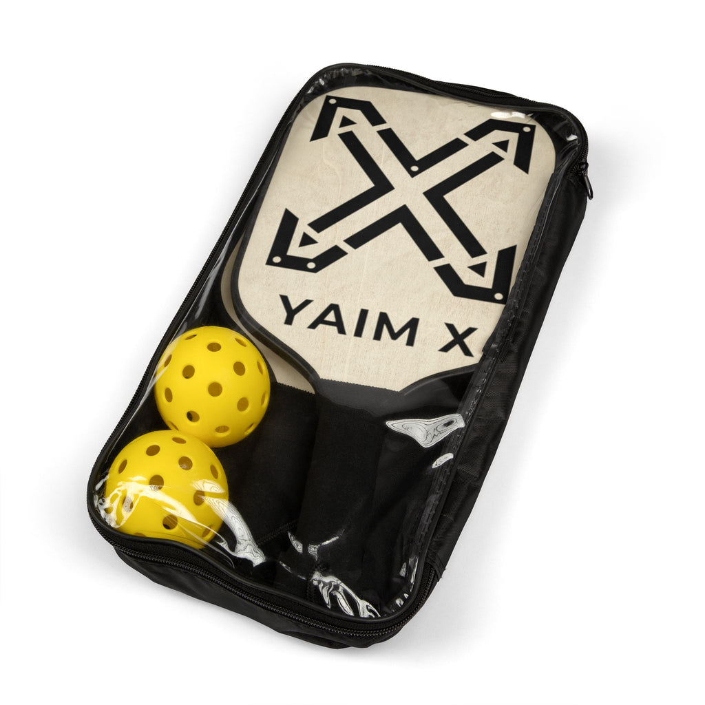 Pickleball Paddle Kit – YAIM X Wooden Paddle Set with Balls
