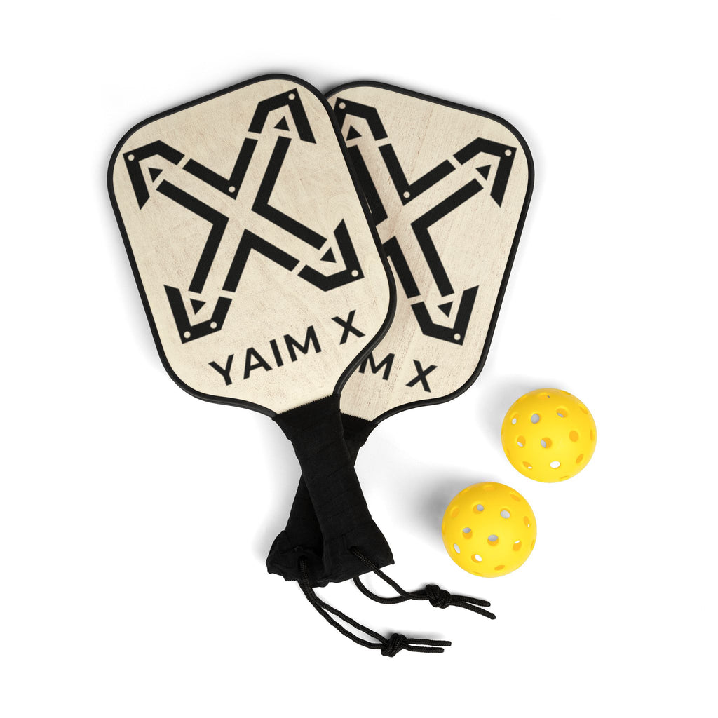 Pickleball Paddle Kit – YAIM X Wooden Paddle Set with Balls