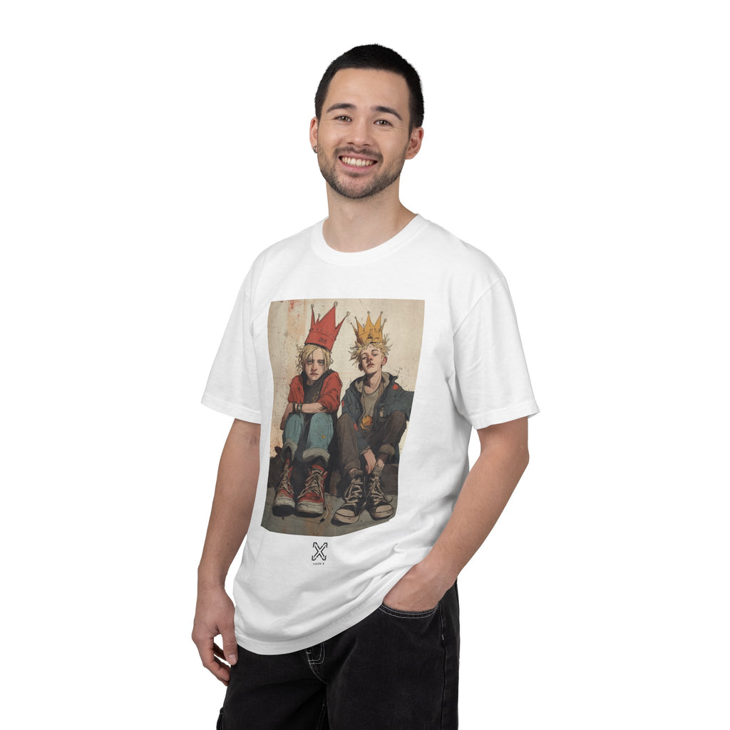 Graphic T-Shirt — 'Paper Crowns' Vintage Kids Illustration Tee