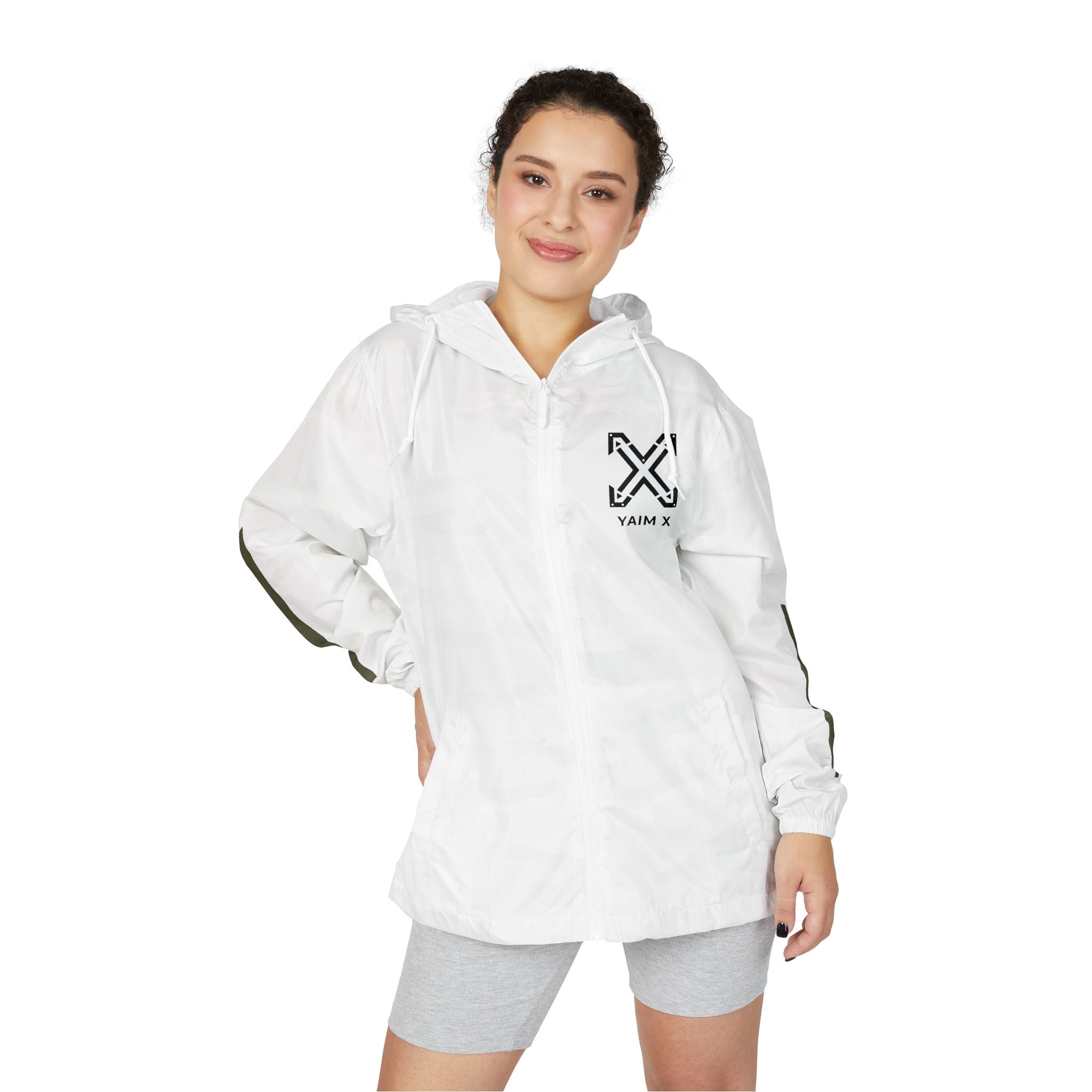 Windbreaker Jacket — YAIM X Distressed Logo Windbreaker