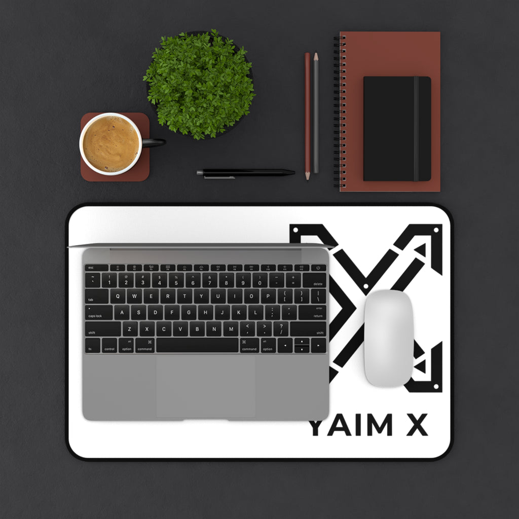 YAIM X Minimalist Gaming Desk Mat — Large Mouse Pad with Logo