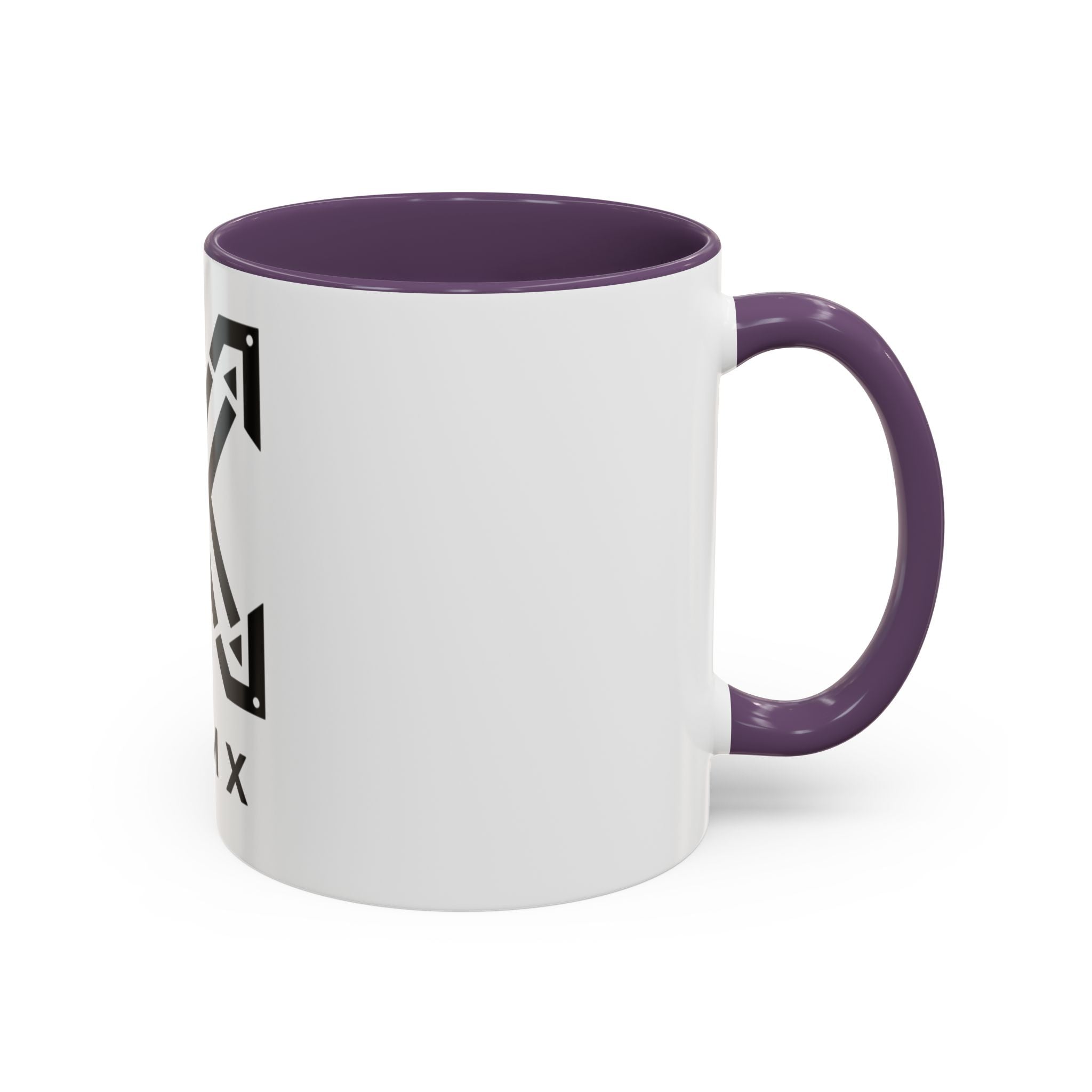 Yaim X Logo Accent Coffee Mug – Black Interior & Handle