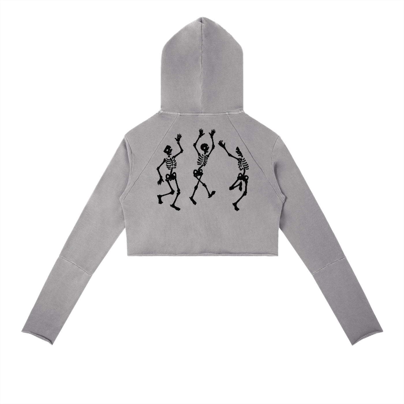 Vintage Washed Raw Edge Hoodie